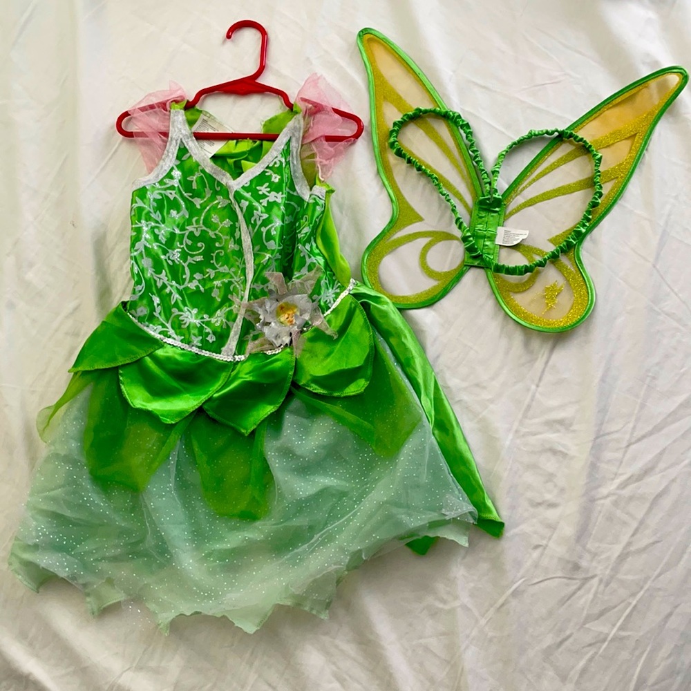 TinkerBell costume with wings 4-6x